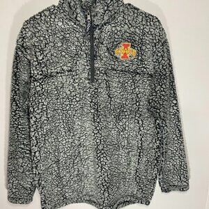 Boxercraft Iowa State Cyclones Black/Grey Sherpa Quarterzip Pullover